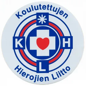 Koulutettujen Hierojien Liitto -logo